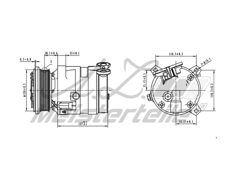 Air conditioning compressor